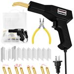 Plastic Welder Kit, Car Bumper Plastic Repair Hot Stapler Gun, Plastic Welding Machine with 500PCS Hot Staples (Black)