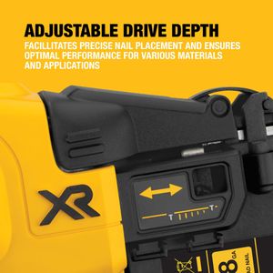 DEWALT 18V XR Cordless Brushless Nail Gun – Electric Nailer