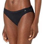DKNY Women's Modal Bikini Panty, Black, Large