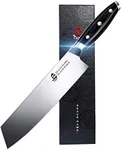 TUO Kiritsuke Knife - 8.5 inch Kiritsuke Chef Knife - Japanese Vegetable Meat Knife - German HC Steel - Full Tang Pakkawood Handle - BLACK HAWK SERIES with Gift Box