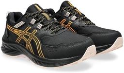 ASICS Gel Venture 9 Waterproof Womens Trail Running Shoes Black/Orange 6 (39.5)