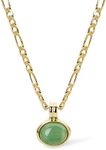 Ana Luisa Gold Gemstone Necklace - Meesh - 14K Gold Plated Necklace With Green Stone Pendant - Hypoallergenic, Water-Resistant, Tarnish-Free - Necklaces for Women, Lobster Clasp - Women Gift Ideas