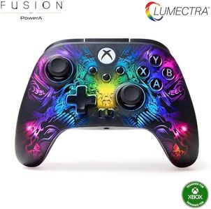 PowerA FUSION Pro Wireless Controller for Xbox Series X|S with Lumectra, gamepad, wired video game controller, gaming controller, Officially Licensed for Xbox Series X|S and works on Xbox One and Windows 10/11