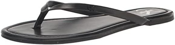 Calvin Klein Women's Crude Flip-Flop, Black 001, 10