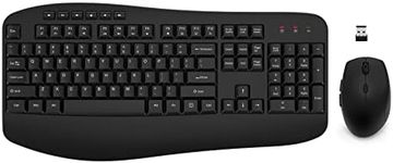 Wireless Keyboard Mouse Combo, EDJO