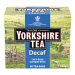 Yorkshire Decaffeinated Tea Bags 80s 250g