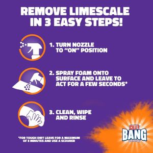 Cillit Bang Limescale Remover Spray, 6-Pack – Powerful Cleaning