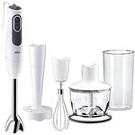 Braun MINIPIMER 3 Vario – Arm Blender MQ3137 Sauce Plus White/Grey