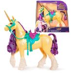 Unicorn Academy, Leaf Unicorn with Head Movement, 2 Riding Accessories, 11”, Compatible with Ava Fashion Doll, Dolls & Unicorn Toys for Girls Ages 4+