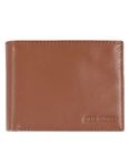 Steve Madden Men's Leather RFID Wallet Extra Capacity Attached Flip Pockets, Cognac (Glove), One Size