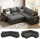 SUAWY 85 Inch Modular Sectional Sof