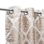 Wakefit Curtains 5 feet Long Set of 2, Window Curtains, Window Curtains 5 feet, Jacquard Curtains, Polyester Curtains, Decoration Items for Home Decor (Squash - Light Brown)