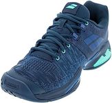 Babolat Propulse Blast All Court Tennis Shoes Dark Blue Viridian, M US Men, Blue, 7.5