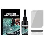 Go Well ModernCar Windshield Crack Repair Kit, Glass Repair Liquid for Cracks for Fix Auto Windshield Glass Cracks Pack of 1