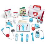 Melissa & Doug Doctors Set for Kids Educational Toys for 3+ Year Old Girls or Boys | Kids Doctors Kit for Children | Doctor Set for 3 Year Old Girl Gifts | Dr Playset Kids Role Play Toys Age 3 4 5 6