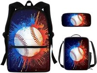 FOR U DESIGNS Baseball School Backp