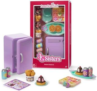American Girl, AG Sisters Sleepover Snacks Set, Doll Playset, for 14.5-inch Dolls, 17 pcs, for Ages 4+ (Amazon Exclusive)