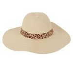 FabSeasons Chic Foldable Women's Sun Hat - Stylish Wide Brim Beach Cap for Summer Sun Protection - Packable and Versatile! for Poolside Lounging or Beach Escapes - Fashionable Yet Functional Headwear