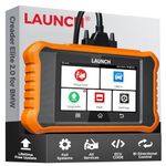 LAUNCH Creader Elite V2.0 for BMW OBD2 Scanner, Full System Diagnostic Bi-Directional Scan Tool, ECU Code, All Services, Active Tests, Battery Registration Tool for BMW Mini RR, Lifetime Free Update
