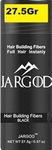 JARGOD Hair Fibers for Instant Volume and Thicker Fuller Hair Hair Building Fiber for thinning Hair & Bald Spots Conceals Hair Loss in Seconds - Hair Powder for Women & Men (Black)