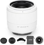 VILTROX 20mm F2.8 FE Auto Focus Full Frame STM Lightweight Ultra Wide Angle Lens for Sony E-Mount A7 A7S A7C A7R A7II A7RII A7SII A7SIII A7III A7RIII A7IV A7RIV A9 A1FX3 A7RV ZVE1 A7CR A7CII A93