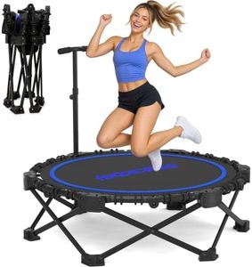 Rebounder Trampoline for Adults, Foldable Mini Trampoline, 40/48''
