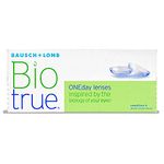 Bausch & Lomb Biotrue ONEday Daily Disposable Contact Lens (-2.00, Clear, 30 Lenses)