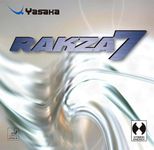 Yasaka RAKZA 7- Table Tennis Rubber (Exclusive by TableTennis R Us)- Original from YASAKA LTD. Co.- Japan (Black- (2.0 mm))