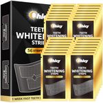 Teeth Whitening Strip for Sensitive Teeth 56 Counts, Non-Slip Whitening Strips, Effective Teeth Whitening Kit, Fast Result Remove Stains, Professional Tooth Whitening - Whitener Strips 28 Treatments