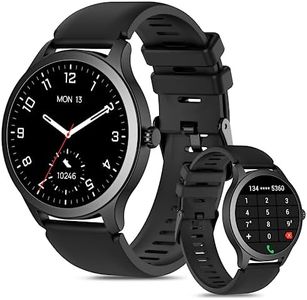 Montre Connectée Homme avec Appel Bluetooth,Smartwatch 100 Modes Sport Moniteur de Fréquence Cardiaque SpO2 Sommeil Montre Connectee Podometre Calories Etanche IP68 Cadeau Montre pour Android iPhone