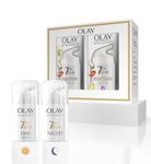 Olay Total Effects Anti-Ageing 7in1 Gift Set: Day Cream Moisturiser 37ml, Night Cream Firming Moisturiser 37ml