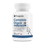 Trexgenics COMPLETE DIGEST 3X, Triple Action Digestive Support for Fat, Carbohydrates & Protein, Lactose and Fibers with 14 Enzymes, Ginger and Bile Cholic acid (30 capsules) (Pack of 1)