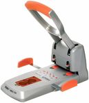 Rapid HDC150 Heavy Duty Hole Punch, Silver/Orange