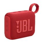 JBL Go 4 - Ultra-Portable, Waterproof and Dustproof Bluetooth Speaker, 7-Hour Built-in Battery, Made in Part with Recycled Materials (Red)