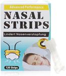 Nasal Strips for Sleeping - Anti-Snore Nose Strips to Improve Airflow - 120pcs (Clear)