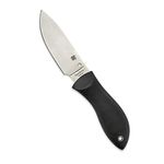Spyderco Bill Moran Drop Point Plain Edge Knife, Black