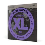 D'Addario EPN115 Pure Nickel Electric Guitar Strings - Blues/Jazz Rock 11-48