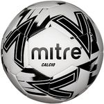 Mitre Calcio 2.0 Soccer Ball, Size 4, White/Black