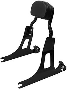 Detachable Backrest Sissy Bar for Harley 06-17 DYNA STREET BOB FXD FXDB FXDL FXDLS, CHOPPED STYLE, Gloss Black Finished