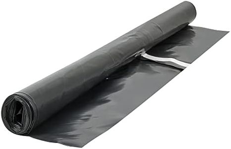 ROBERTS 70-115 Moisture Barricade Underlayment Film, for Vinyl, Laminate SPC, Engineered Wood Floors, 6 mil. Thick, Polyethylene, 120 Sq. Foot Roll, Black