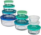 Anchor Hawking 12027 Food Storage Set 20pc Blu/grn