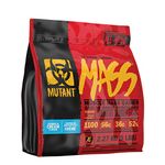 MUTANT MASS Weight Gainer Protein Powder with a Whey Isolate, Concentrate, and Casein Protein Blend, High-Calorie Shake (2.27 kg (Pack of 1), Cookies and Cream)