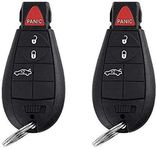 Mushan Pack of 2 Key Fob Replacement Remote Control Key Fits fFor Chrysler 300 2008-2010 Fob,for Dodge Challenger 2008-2010,for Dodge Charger 2008-2010,for Dodge Magnum 2008