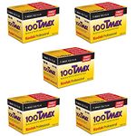 Kodak 100 TMAX Professional ISO 100, 35mm, 24 Exposures, Black and White Film Pack of 5