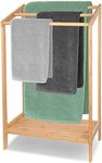 Purbambo Bamboo Towel Rack for Bath