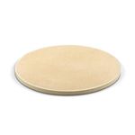 Cook N Home 02661 Pizza Grilling Baking Stone, 14-inch Round x 5/8-inch, Cream