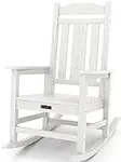SERWALL Outdoor Rocking Chair White