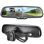 Master Tailgaters OEM Rear View Mirror with 4.3" Auto Adjusting Brightness LCD - Universal Fit