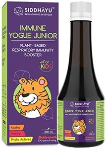 Siddhayu Immune Yogue Junior | Natural Ayurvedic Immunity Booster for Kids| Ayurvedic Medicine for Kids | Kadha with Honey for Cold and Cough 200 ml X 1 (Pack of 1)