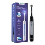 ORACURA OB200 Rechargeable Electric Toothbrush for Men & Women| Sonic Oscillating Electric ToothBrush with 1 Dupont Brush Head, 5 Cleaning Modes, IPx7 Water Resistant, Waterproof Design – Black